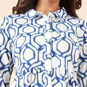 akkriti by pantaloons cotton geometric printed shi