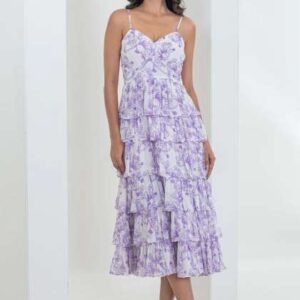 anasi clothing floral georgette shoulder straps fi