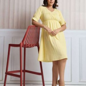 clothing closet women bell sleeve empire dress