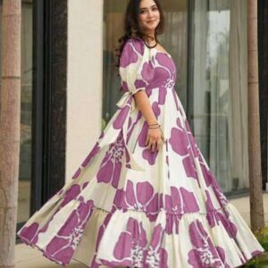 corsica print aline maxi dress