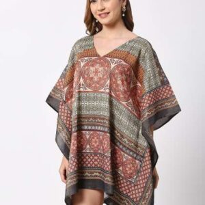 cloth haus india ethnic print kimono sleeves kafta