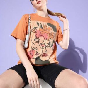 dillinger graphic printed oversized longline pure