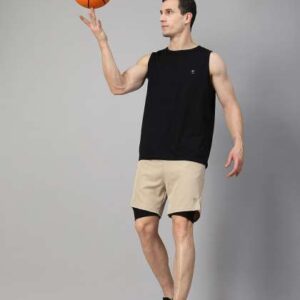 hrx by hrithik roshan men raw edge slim fit tshirt