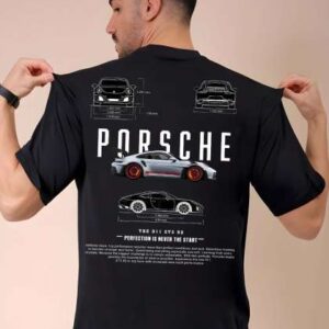 kaido men graphic printed round neck pure cotton r