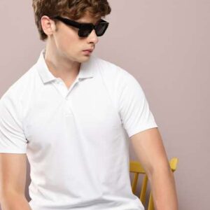kook n keech solid polo collar tshirt