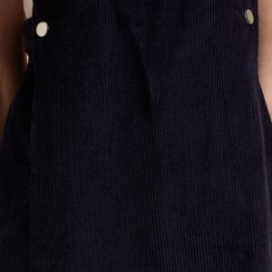 mint street women pure cotton pinafore mini dress