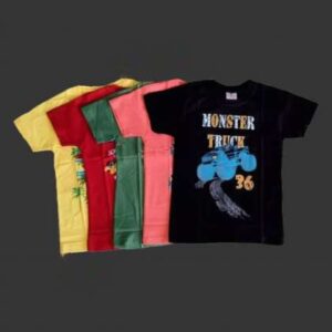 newladieszone boys pack of 5 printed realflex tshi