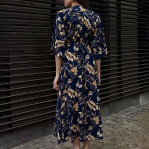 pimu women ethnic motifs printed flared sleeve fit