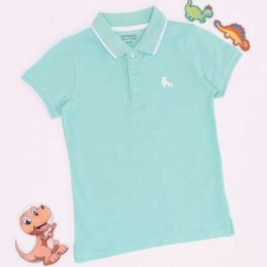 pantaloons junior boys solid polo collar cotton ts