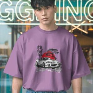 silver moon clothing men graphic oversized longlin