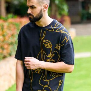 stormborn graphic printed oversized drop shoulder