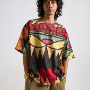 the clothing factory men garfield printed short sl