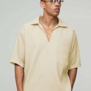 traquila men polo collar tshirt