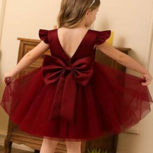 tejam girls red dresses