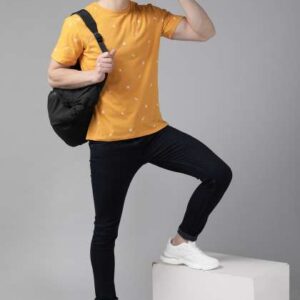 the roadster lifestyle co men yellow white printe