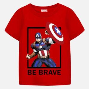 yk marvel boys 3 avengers printed applique tshirt