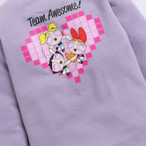 yk x minute mirth girls powerpuff printed pure cot
