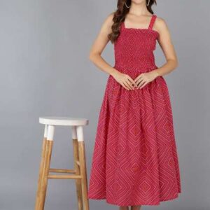 znx clothing cotton midi dress